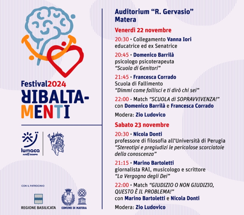 Zio Ludovico presenta il festival “Ribaltamenti”