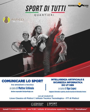 Torna il progetto Sport di Tutti – Quartieri a cura del Circolo Tennis Pisticci