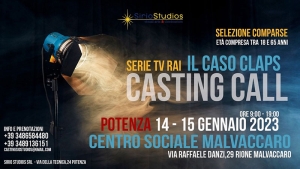 Al via le selezioni per le comparse della serie tv “Il caso Claps”