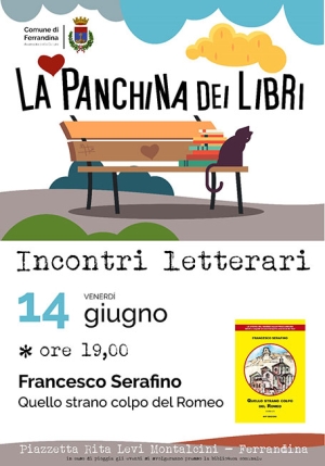 Venerdì 14 giugno a Ferrandina prosegue “La panchina dei libri”