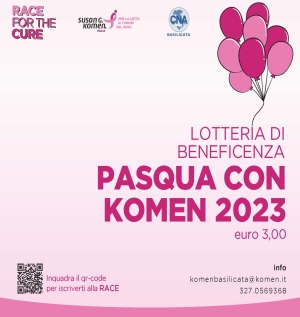 Pasqua di solidarietà con la seconda edizione della lotteria di beneficenza “Pasqua con Komen”