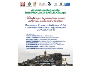 Domenica l&#039;Assemblea regionale di Ente Pro Loco Basilicata Aps