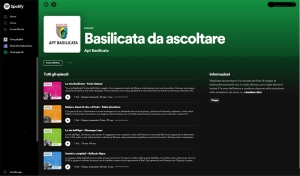 “Basilicata da ascoltare”, un canale dell’Apt su Spotify