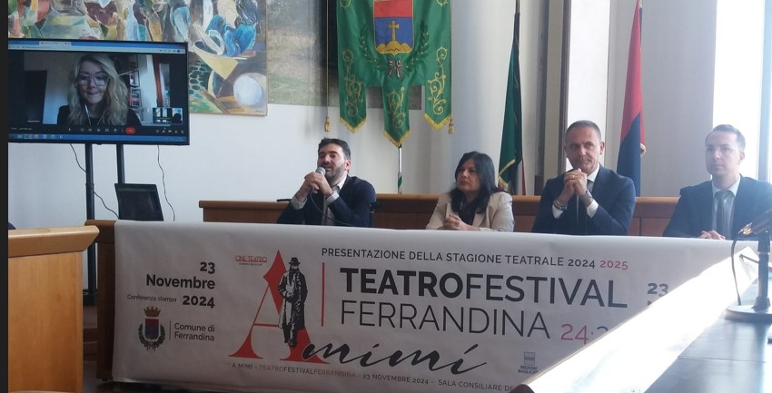 &quot;Teatro Festival Ferrandina- A Mimì&quot; presentata la stagione 2024/25: 13 spettacoli, grandi attori e un'attenzione speciale per i più giovani