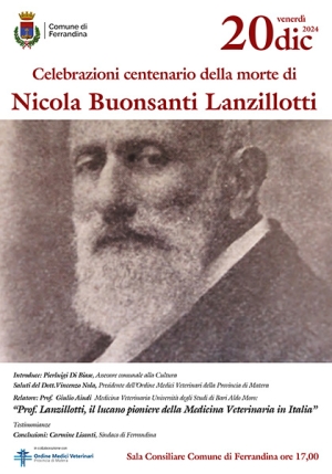 Ferrandina omaggia Buonsanti Lanzillotti, pioniere della Medicina veterinaria italiana