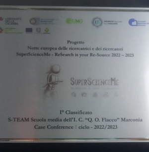 Una classe del “Quinto Orazio Flacco” prima al Researchers at Schools Activities