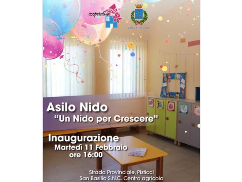 A febbraio l'inaugurazione dell'asilo nido &quot;Un Nido per Crescere&quot;