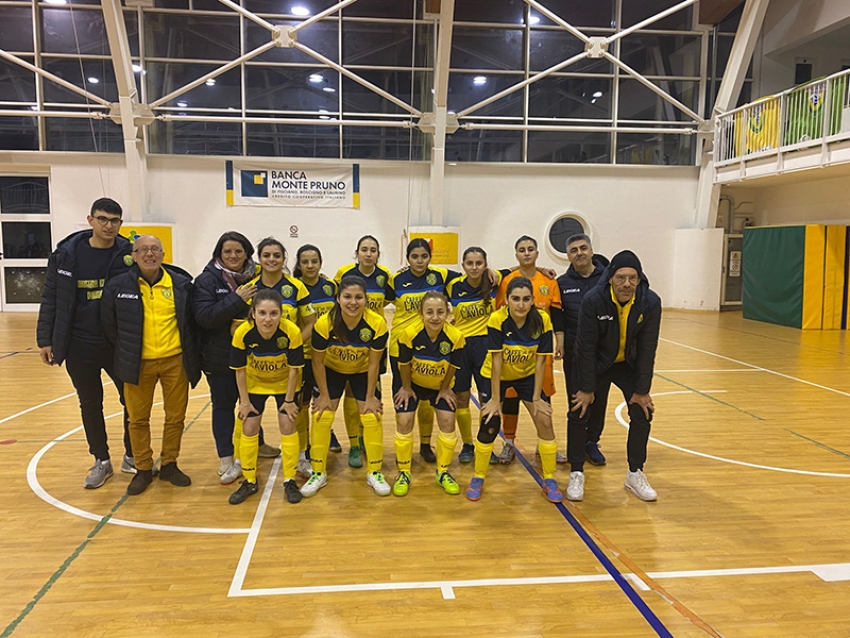 Per la Nuova Futsal Femminile vittoria e primi 3 punti della storia