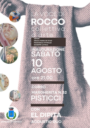 Il 10 agosto via alla mostra collettiva “La voce di Rocco”