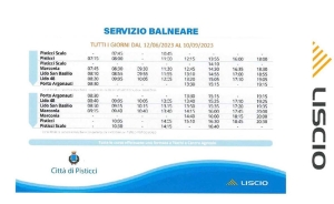 Attivo da metà giugno il servizio di trasporto balneare. Gli orari