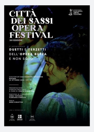 Lucania Arte Teatro presenta &quot;Duetti e terzetti dell&#039;opera buffa e non solo&quot; per 14^ edizione Città dei Sassi Opera Festival