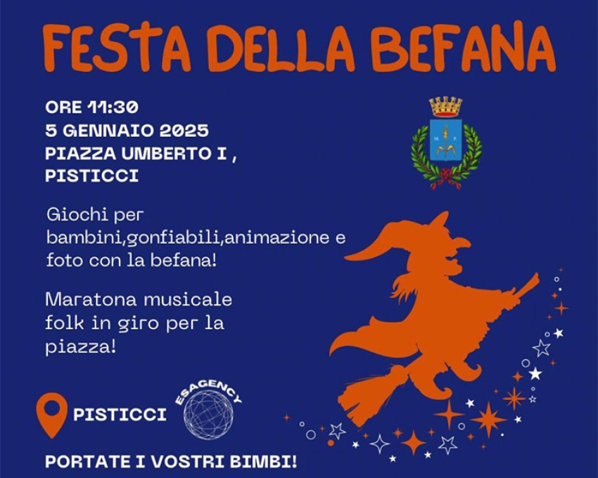 In piazza Umberto I° “La festa della Befana”