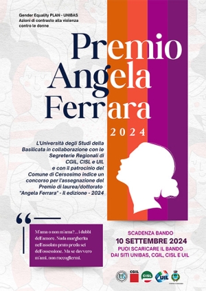 Indetto il concorso “Angela Ferrara 2024”