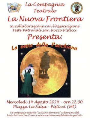 La Nuova Frontiera in scena il 14 agosto con “La notte della Pacchiana”