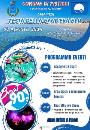 Pisticci festeggia l’assegnazione della bandiera blu 2024