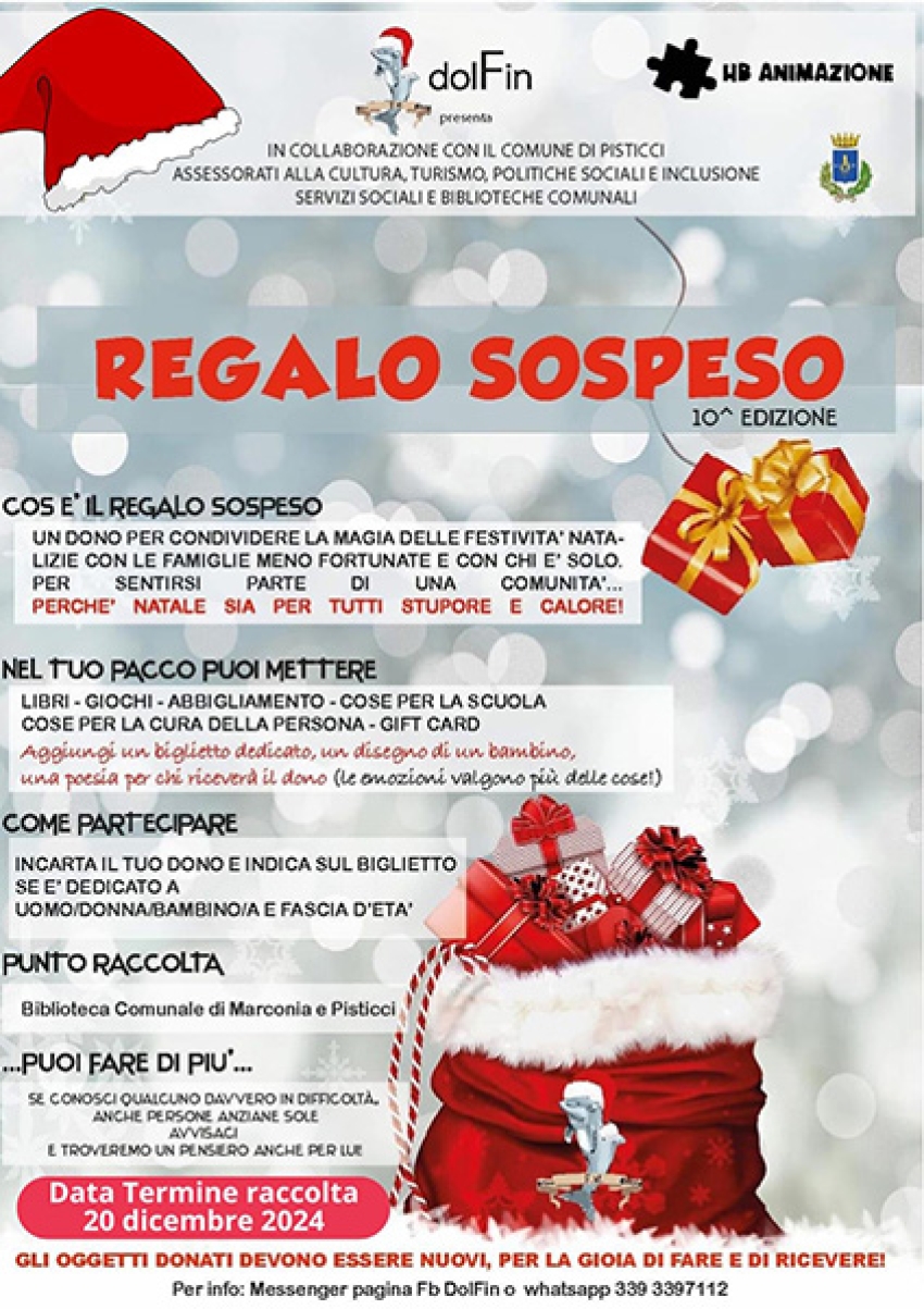 Torna l’iniziativa “Regalo Sospeso”: scopri come aderire