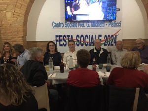 Una piacevole serata per i soci del Centro Sociale G. Michetti del presidente Jula