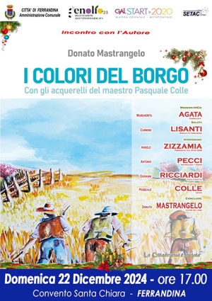 Donato Mastrangelo presenta il suo libro “I colori del Borgo”