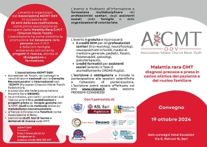 Associazione AICMT OdV: ad ottobre un convegno in occasione del 25º anniversario della sua fondazione