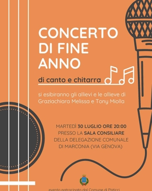 A Marconia “Concerto di fine anno” con gli allievi dei maestri Graziachiara Melissa e Tony Miolla