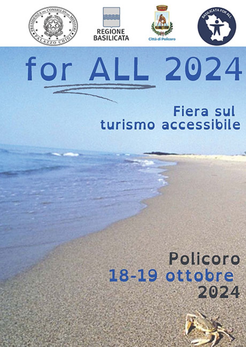 &quot;for ALL 2024&quot; a Policoro la Fiera del turismo accessibile