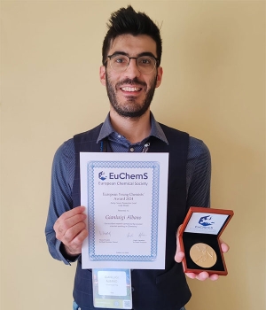 Assegnata a Gianluigi Albano la Gold Medal European Young Chemist&#039;s Award 2024