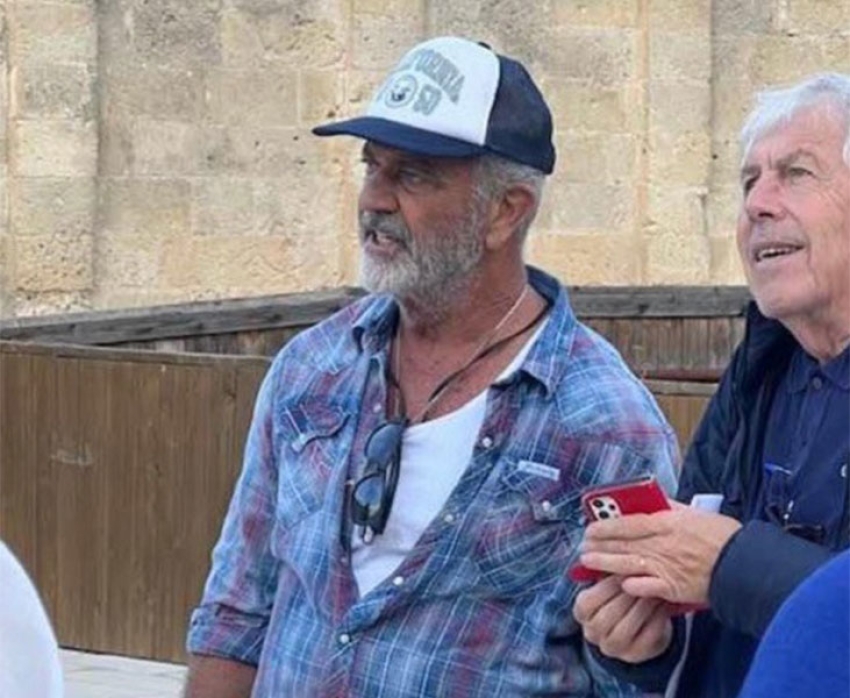 L’attore hollywoodiano Mel Gibson nuovamente tra i Sassi di Matera