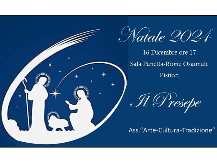 Dal 16 dicembre grande esposizione del “Presepe” realizzato dall’ass Arte-Cultura-Tradizione