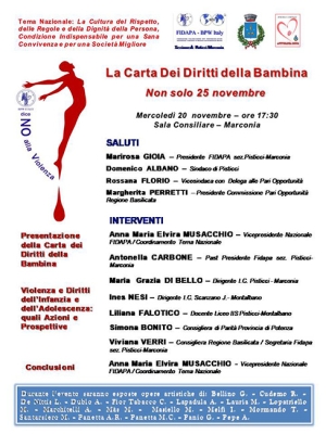 La Fidapa BPW Pisticci-Marconia presenta “La Carta dei Diritti della Bambina”