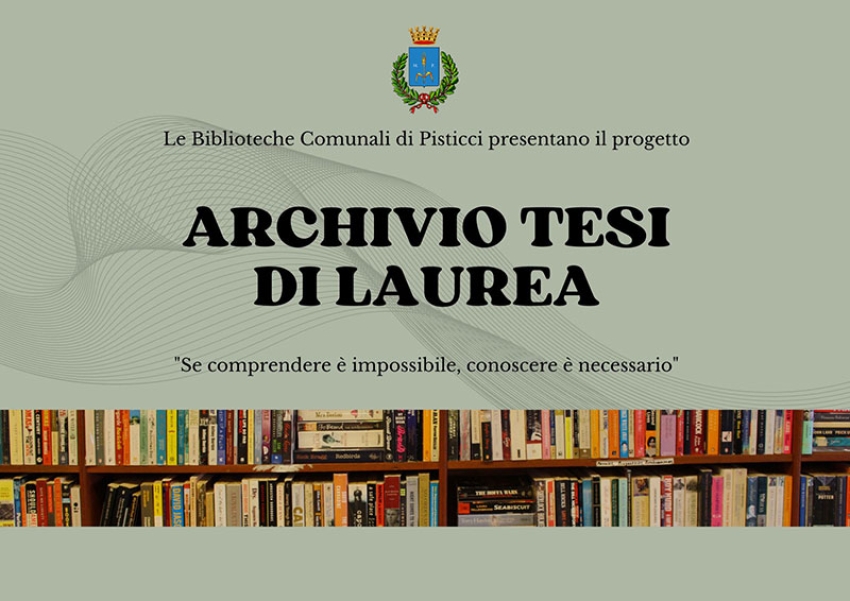 Biblioteche istituzione sezione Archivio Tesi di Laurea . Di