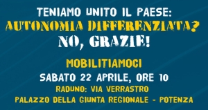 Sabato a Potenza la mobilitazione per dire no all’autonomia differenziata