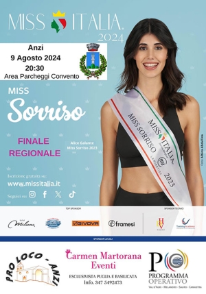 Selezioni Miss Italia: tutto pronto per la finale di Miss Sorriso