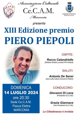 Al Ce.C.A.M. la XIII Edizione del premio Piero Piepoli